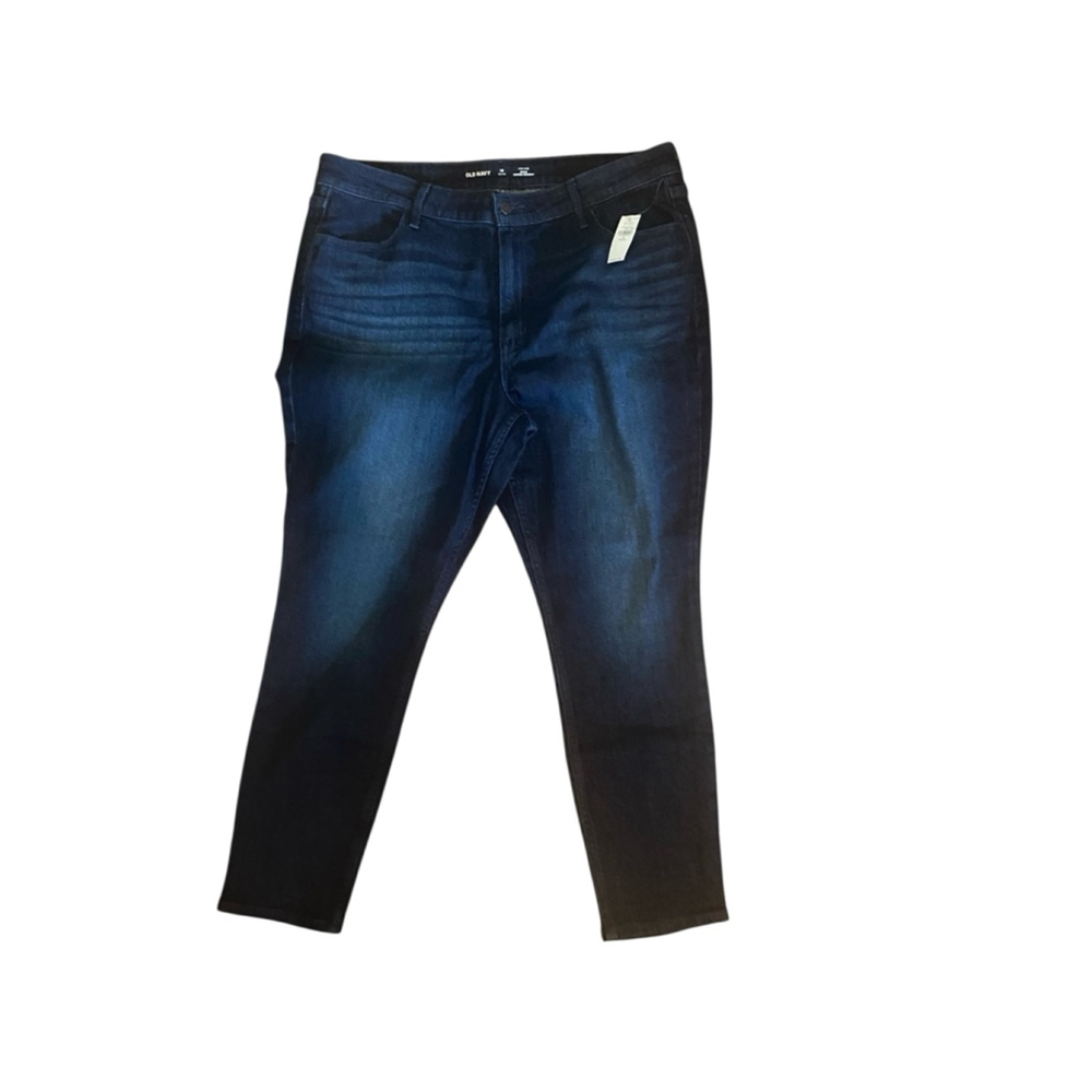 Women’s Old Navy wow super skinny high-rise dark blue jeans size‎ 16 P-NWT